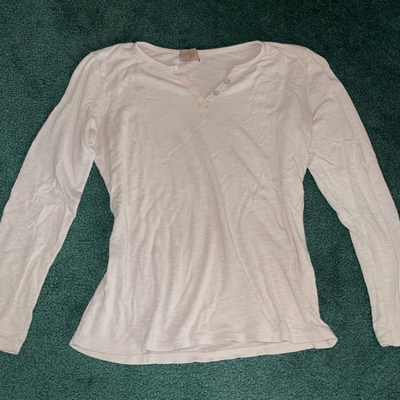 Pastel pink long sleeve top - Picture 1 of 3